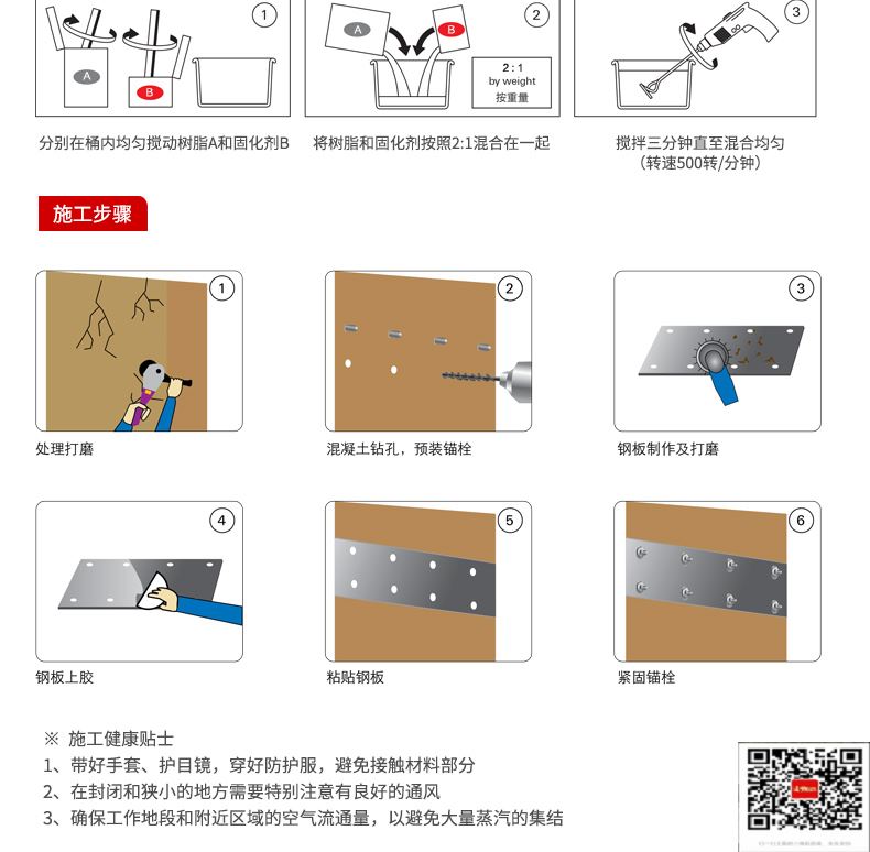 包钢华宁粘钢加固施工过程